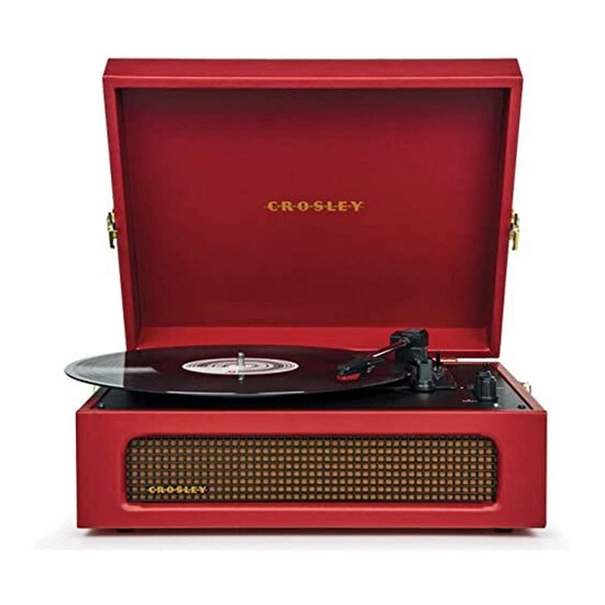 Crosley Voyager Turntable Burgundy Red