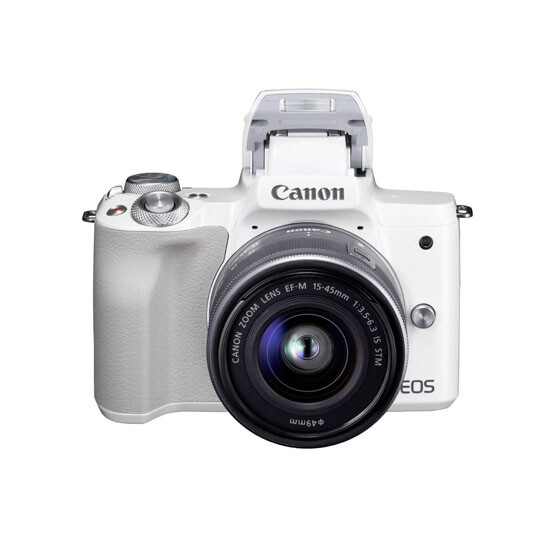 Canon EOS M50 EF-M 15-45 IS STM White