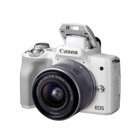 Canon EOS M50 EF-M 15-45 IS STM White