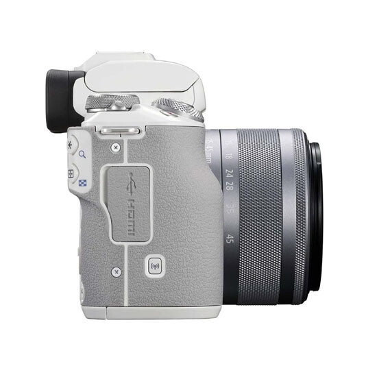 Canon EOS M50 EF-M 15-45 IS STM White