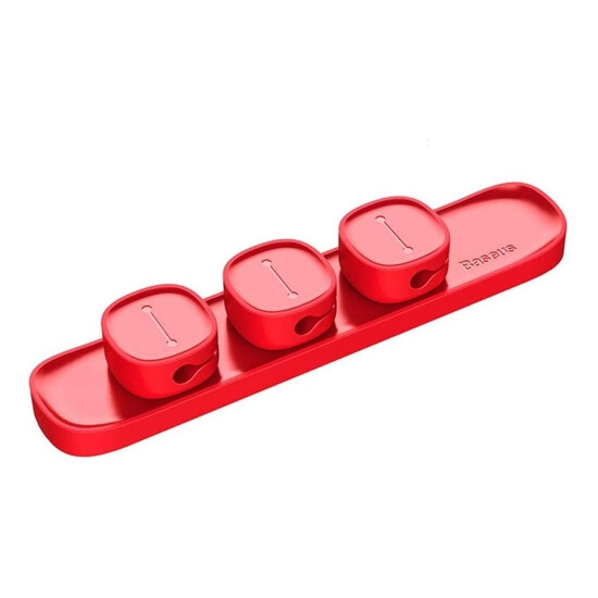 Baseus Peas Cable Clip ACWDJ-09 Red