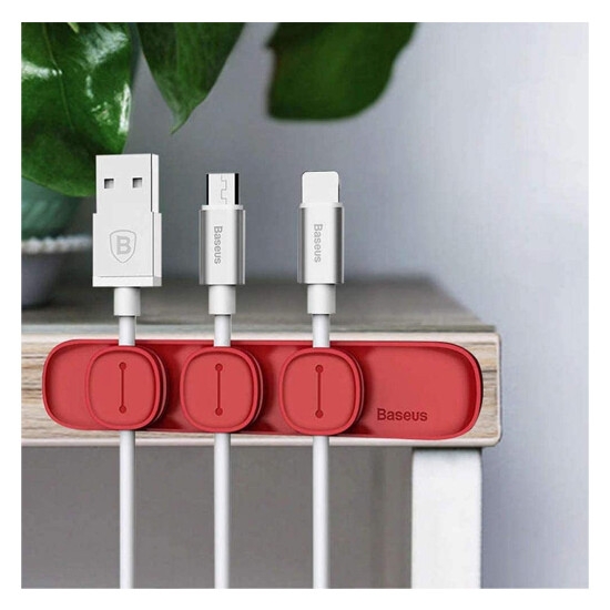 Baseus Peas Cable Clip ACWDJ-09 Red