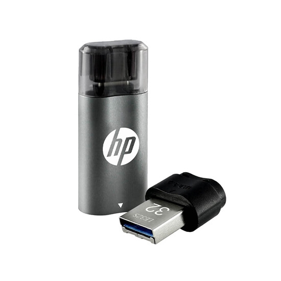 HP X5600 USB3.2 Dual Type-C 32GB Black
