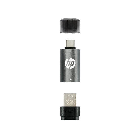 HP X5600 USB3.2 Dual Type-C 32GB Black