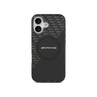 AMG HC Magsafe Double Layer Transparent RhoMBs Iphone 17 AMHMP17S24HRDKR Black/Red