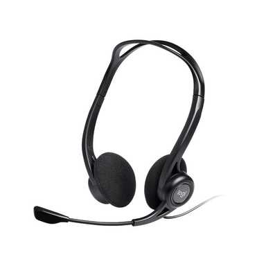 Logitech Corded Stereo Headset PC960 L981-000100 Black