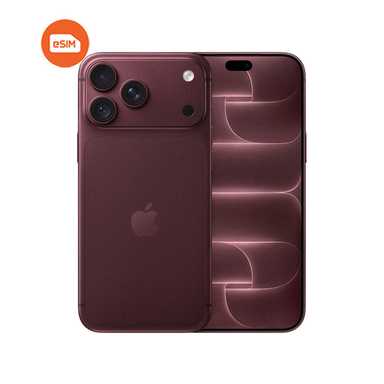 Apple iPhone 18 Pro Max e-SIM Only | 256GB Burgundy
