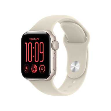 Apple Watch SE 3 GPS 40mm Starlight Aluminium Case With Sand Sport Band MJKR4 S/M