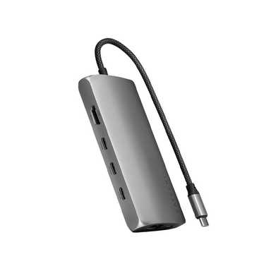Satechi USB-C MultiPort Adapter 8K with Ethernet V3 ST-P8KEM Space Grey