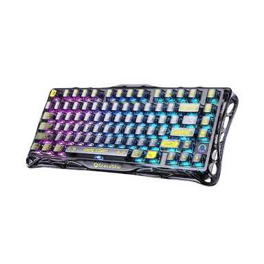 GravaStar Gaming Keyboard Mercury K1 Lite 75% Wireless Mechanical Transparent Black