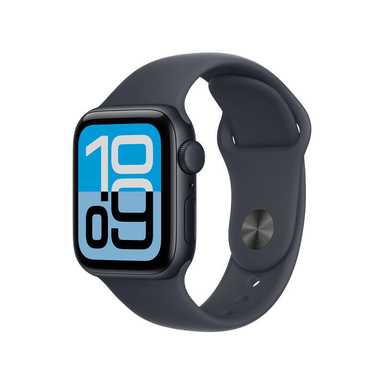 Apple Watch SE 3 GPS 40mm Midnight Aluminium Case With Midnight Sport Band MEH94 S/M