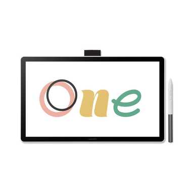 Wacom One pen display 14 DTC141W0 White Black