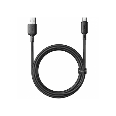 Baseus Silky Fast Charging Data Cable USB-A to USB-C 3A 2m P10377703113-03 Black