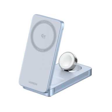 Ugreen MagFlow 25W 3-in-1 Magnetic Wireless Charger 65901 Blue
