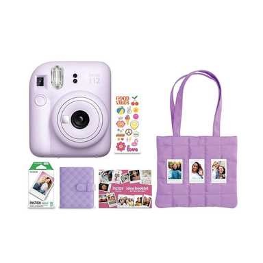 Fujifilm Instax Mini 12 Instant Camera Bundle Lilac Purple