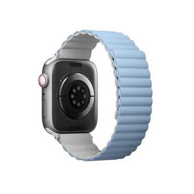 Uniq Revix Reversible Magnetic Apple Watch Strap 49/45/44/42Mm White/Blue