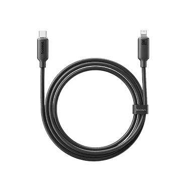 Baseus Foamed Silicone Fast Charging Data Cable USB-C to Lightning 20W 2m E0426A04 Cosmic Black