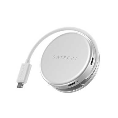 SATECHI OntheGo 5-in-1 Multiport Adapter Silver
