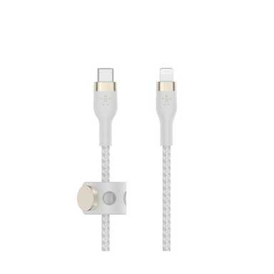 Belkin Boostcharge PRO Flex USB-c to Lightning 1M CAA011bt1MWH White