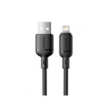 Baseus Silky Series Fast Charging Cable USB to Lightning 2.4A 1m P10377702113-00 Cluster Black