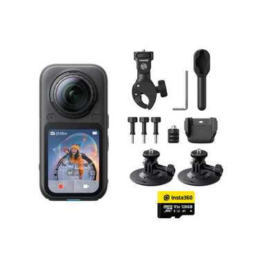 Insta360 X6 Motorcycle Bundle Black