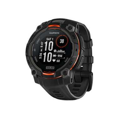 Garmin Watch Instinct 3 Solar 45mm Black