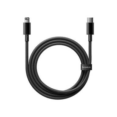 Baseus Tungsten Gold Air Fast Charging Data Cable USB-C to iP 30W 2m E0429201 Cluster Black