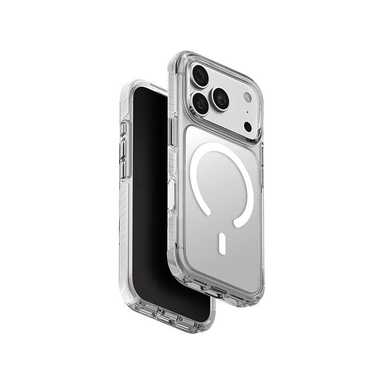 Uniq Hybrid Magclick Charging Combat Apple iPhone 18 Pro Blanc White