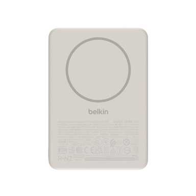 Belkin Slim Magnetic Wireless Power Bank 5000mAh BPD020HQSA Sand