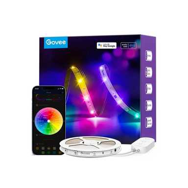 Govee RGBIC Wi-Fi/BT LED Strip Lights With Protective Coating 10M H619C3D1 White