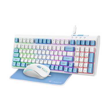 Havit KB897CM Gaming Keyboard White/Blue