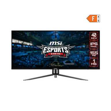 MSI Gaming Monitor 40 MAG401QR 9S6-3EA54H-005 Black