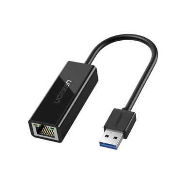 Ugreen USB 3.0 to RJ45 Gigabit Ethernet Adapter 20256 Black