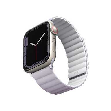 Uniq Revix Reversible Magnetic Apple Watch Strap 49/45/44/42Mm Lilac/White