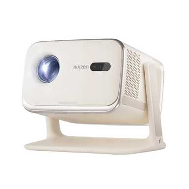 Aurzen Boom Mini Projector Beige White