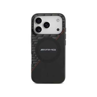 AMG HC Magsafe Double Layer Transparent RhoMBs Iphone 17 Pro AMHMP17L24HRDKR Black/Red