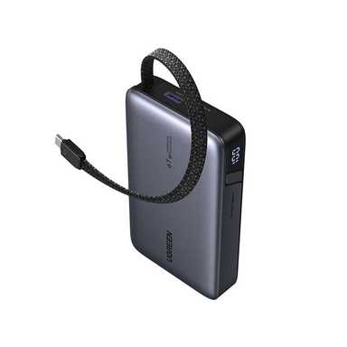 Ugreen Nexode 20000mAh Type-C USB Power Bank with Built-in Cable 85166B