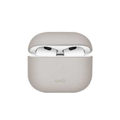 Uniq Lino Hybrid Liquid Silicon Airpods 3Rd Gen Case Ivory