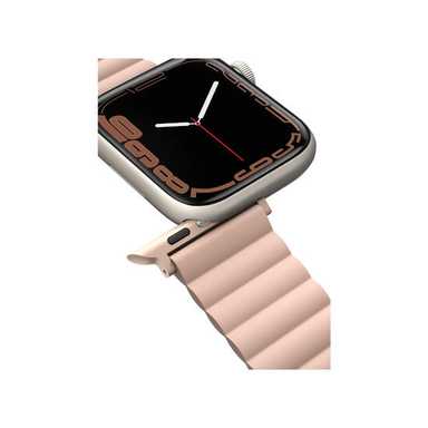 Uniq Revix Premium Edition Reversible Magnetic Apple Watch Strap 41/40/38Mm Blush Pink/White