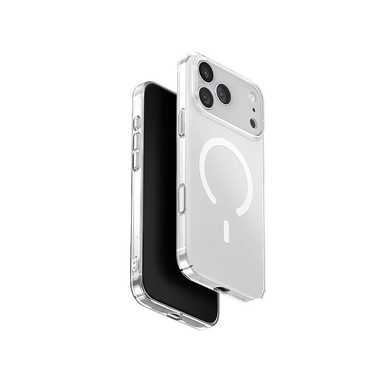 Uniq Hybrid Magclick Charging Airsuit Apple iPhone 17 Pro Max Glossy Clear/White