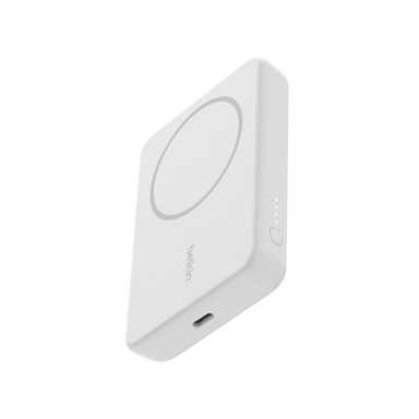 Belkin Magnetic Wireless Power Bank 5000mAh With Stand BPD004BTWT White
