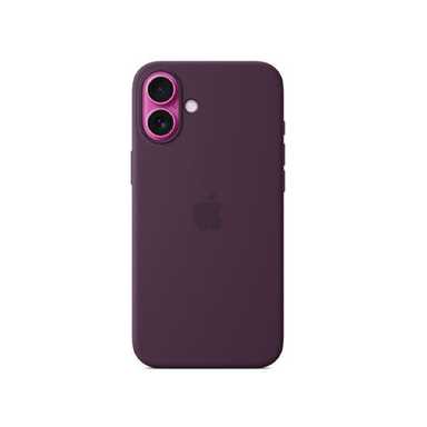 Apple iPhone 16 Plus Silicone Case with MagSafe MYYD3ZM/A Plum