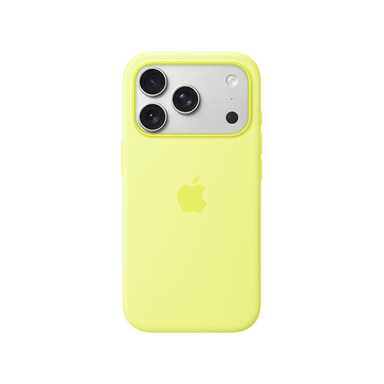 Apple iPhone 17 Pro Silicone Case with MagSafe MGFF4ZM/A Neon Yellow