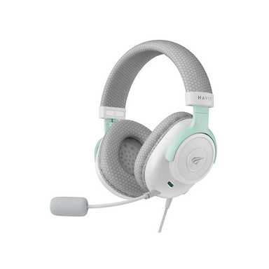 Havit H2230E Gaming Headset White/Cyan