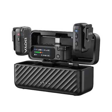 BOYA BOYAMIC 2-01 AI-Powered Mini Wireless Microphone Black