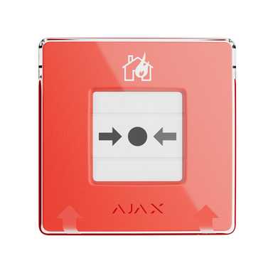 Ajax ManualCallPoint Jeweller Red