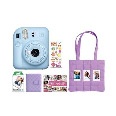 Fujifilm Instax Mini 12 Instant Camera Bundle Pastel Blue