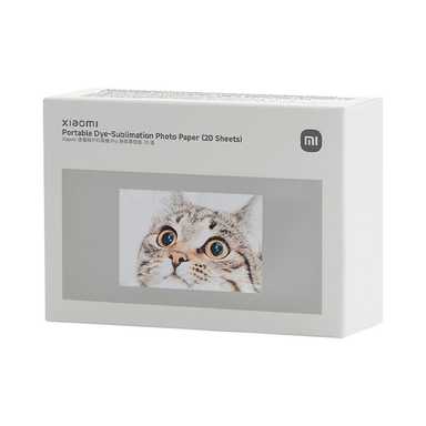 Xiaomi Portable Dye-Sublimation Photo Paper 20 Sheets White