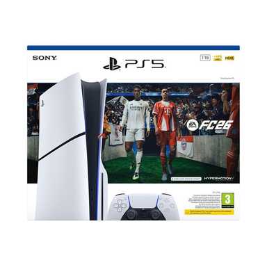 Sony PlayStation PS5 Slim 1TB EA Sports FC 26 Bundle White