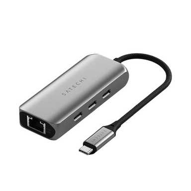 Satechi 4-in-1 USB-C Hub ST-H3C25EM Space Grey